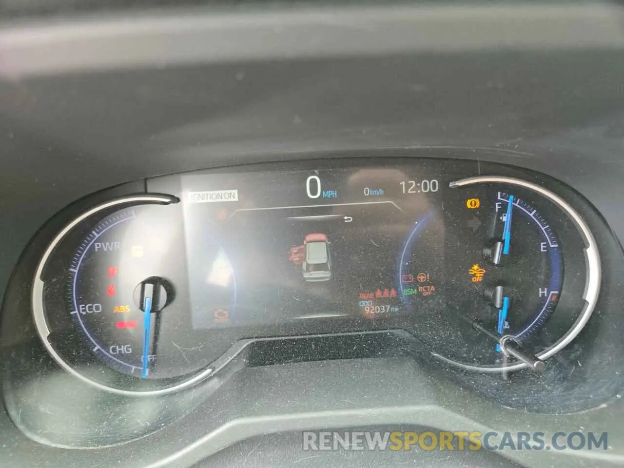 9 Photograph of a damaged car JTMEWRFV6KJ025154 TOYOTA RAV4 2019