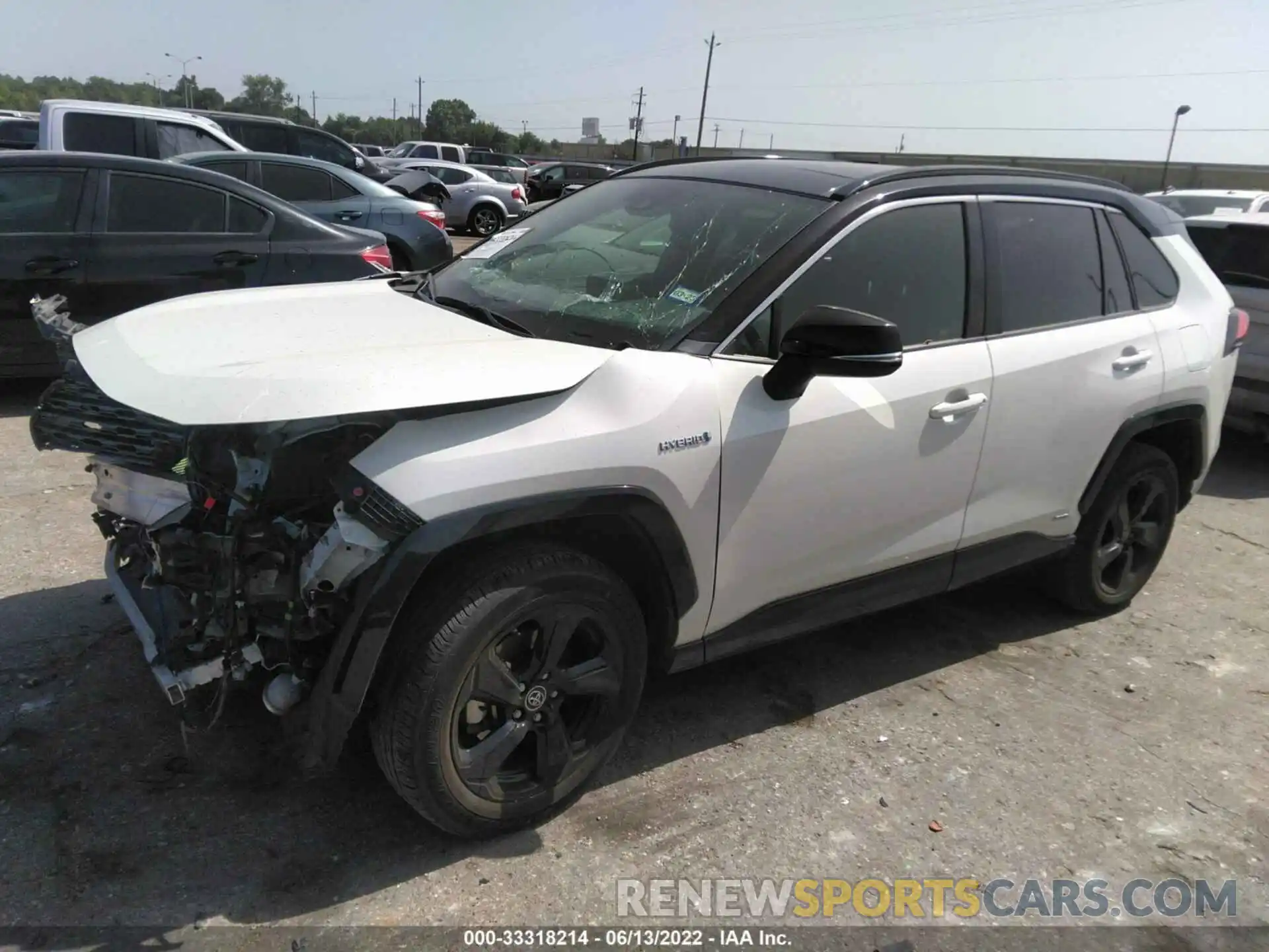 2 Photograph of a damaged car JTMEWRFV7KJ004085 TOYOTA RAV4 2019