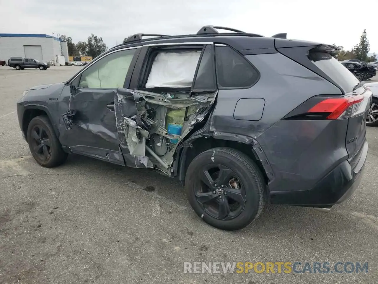 2 Photograph of a damaged car JTMEWRFV8KD511771 TOYOTA RAV4 2019