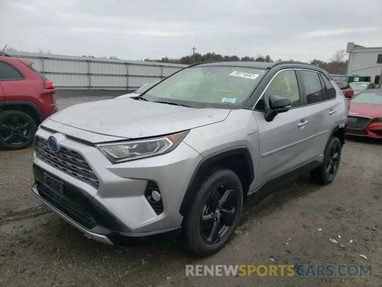 2 Photograph of a damaged car JTMEWRFV8KJ009781 TOYOTA RAV4 2019