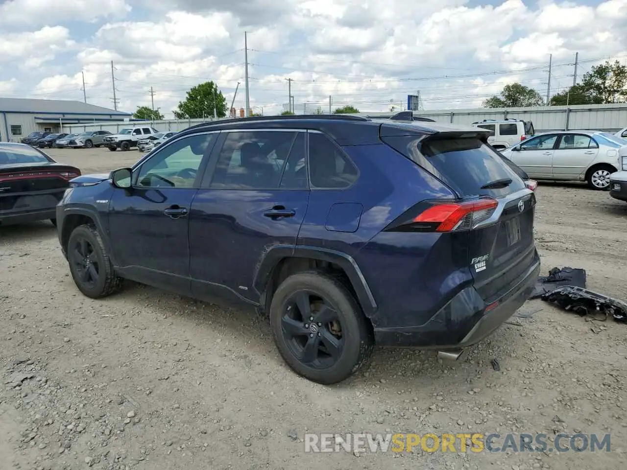 2 Photograph of a damaged car JTMEWRFV8KJ015824 TOYOTA RAV4 2019