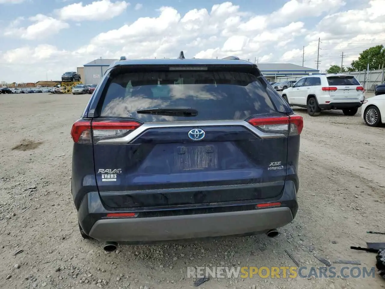 6 Photograph of a damaged car JTMEWRFV8KJ015824 TOYOTA RAV4 2019