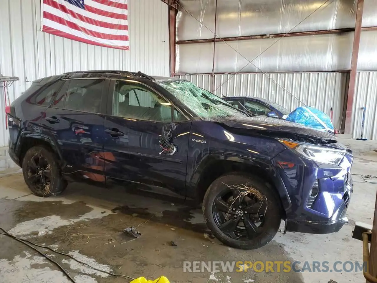 4 Photograph of a damaged car JTMEWRFV9KJ001978 TOYOTA RAV4 2019