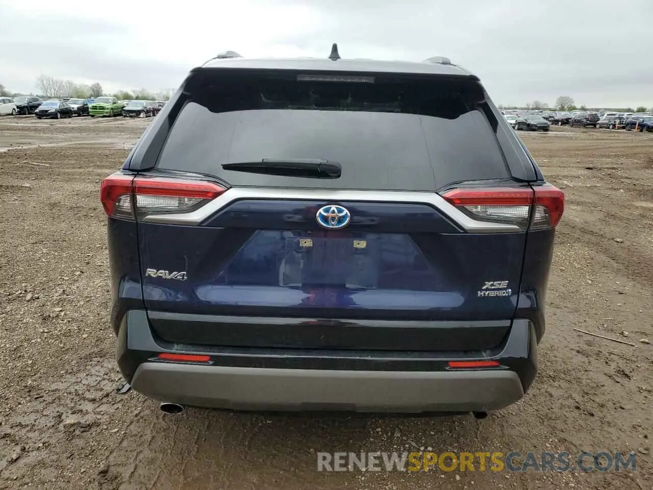 6 Photograph of a damaged car JTMEWRFV9KJ004900 TOYOTA RAV4 2019
