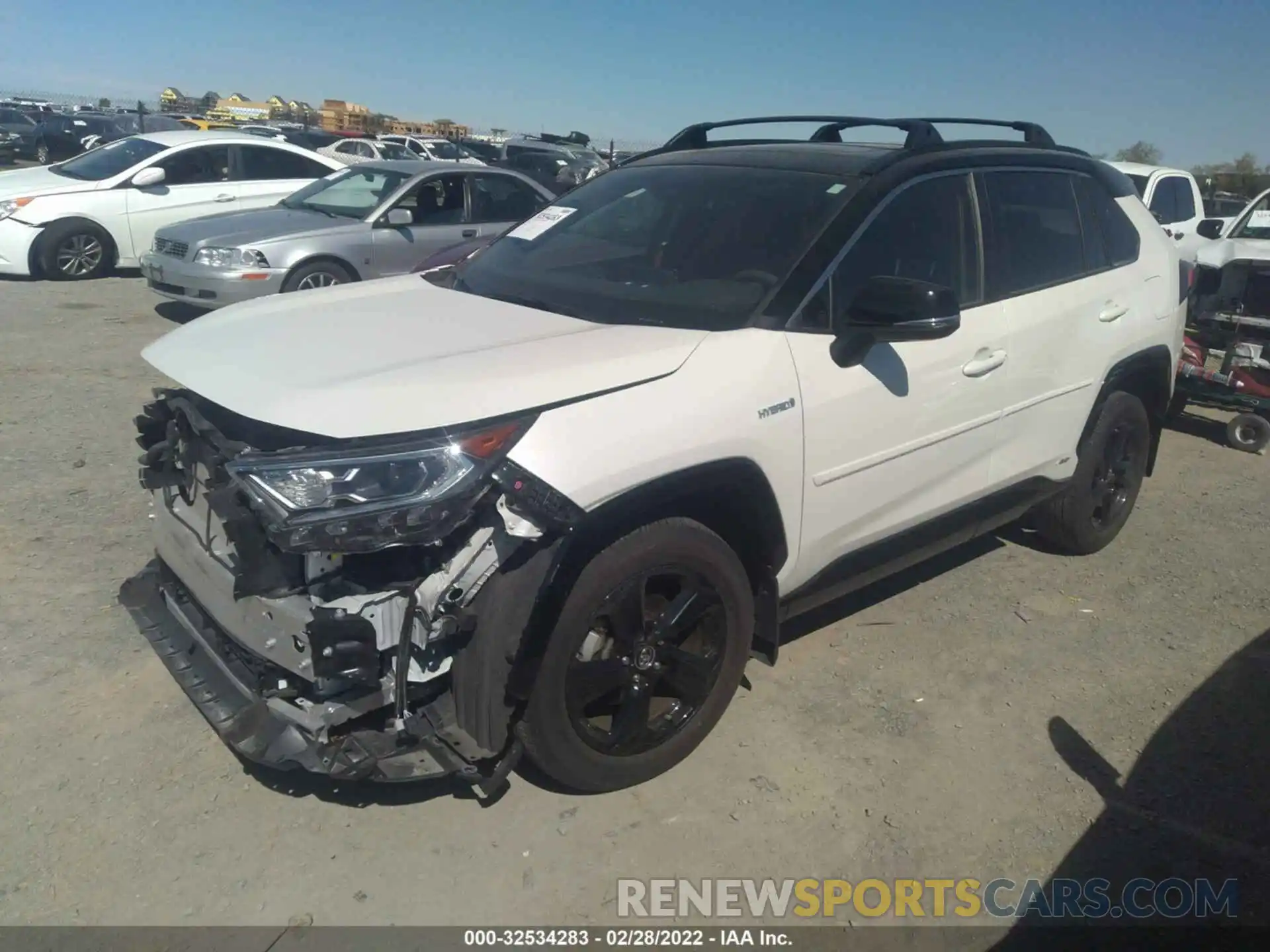 2 Photograph of a damaged car JTMEWRFVXKD509018 TOYOTA RAV4 2019