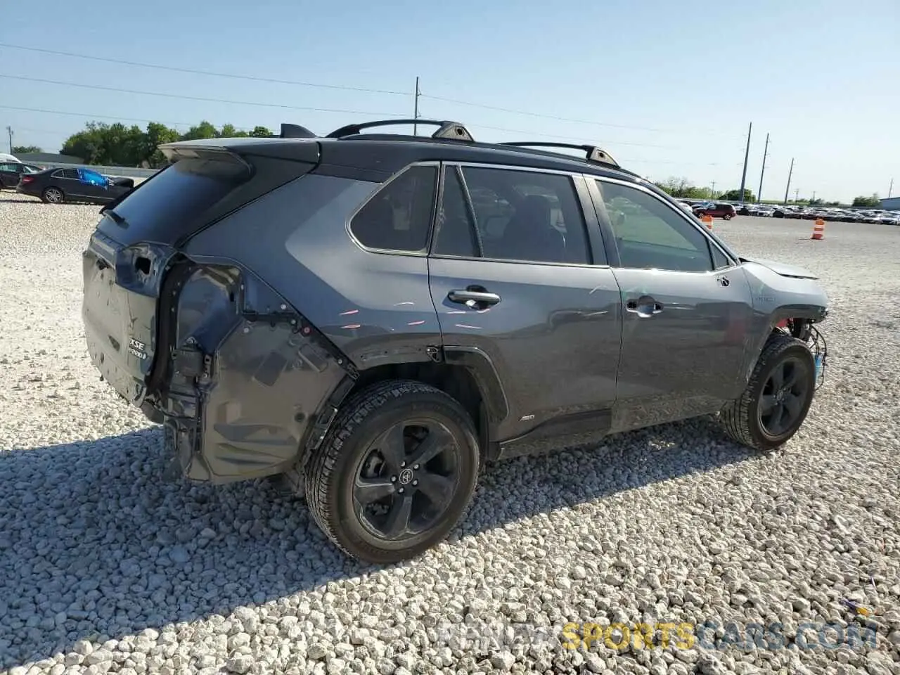 3 Photograph of a damaged car JTMEWRFVXKD516292 TOYOTA RAV4 2019