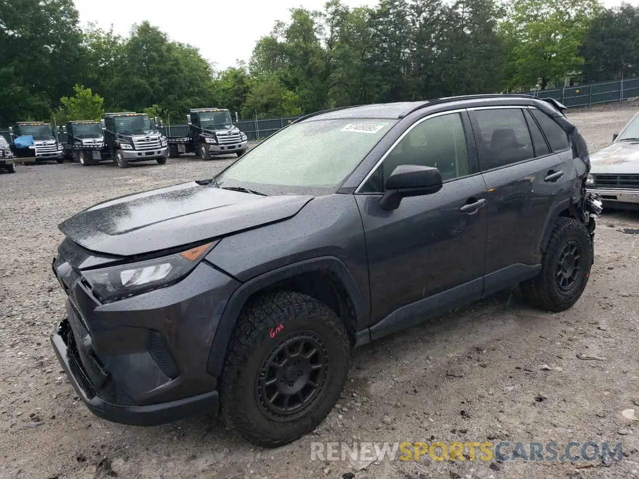 1 Photograph of a damaged car JTMF1RFV1KD502039 TOYOTA RAV4 2019