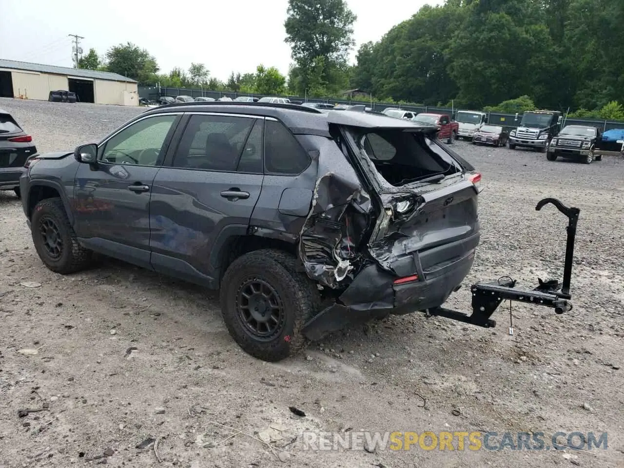 2 Photograph of a damaged car JTMF1RFV1KD502039 TOYOTA RAV4 2019