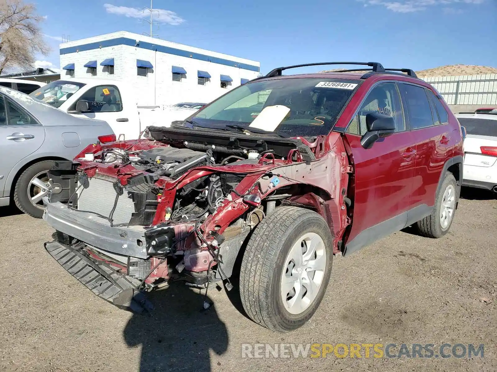 2 Photograph of a damaged car JTMF1RFV2KD033091 TOYOTA RAV4 2019