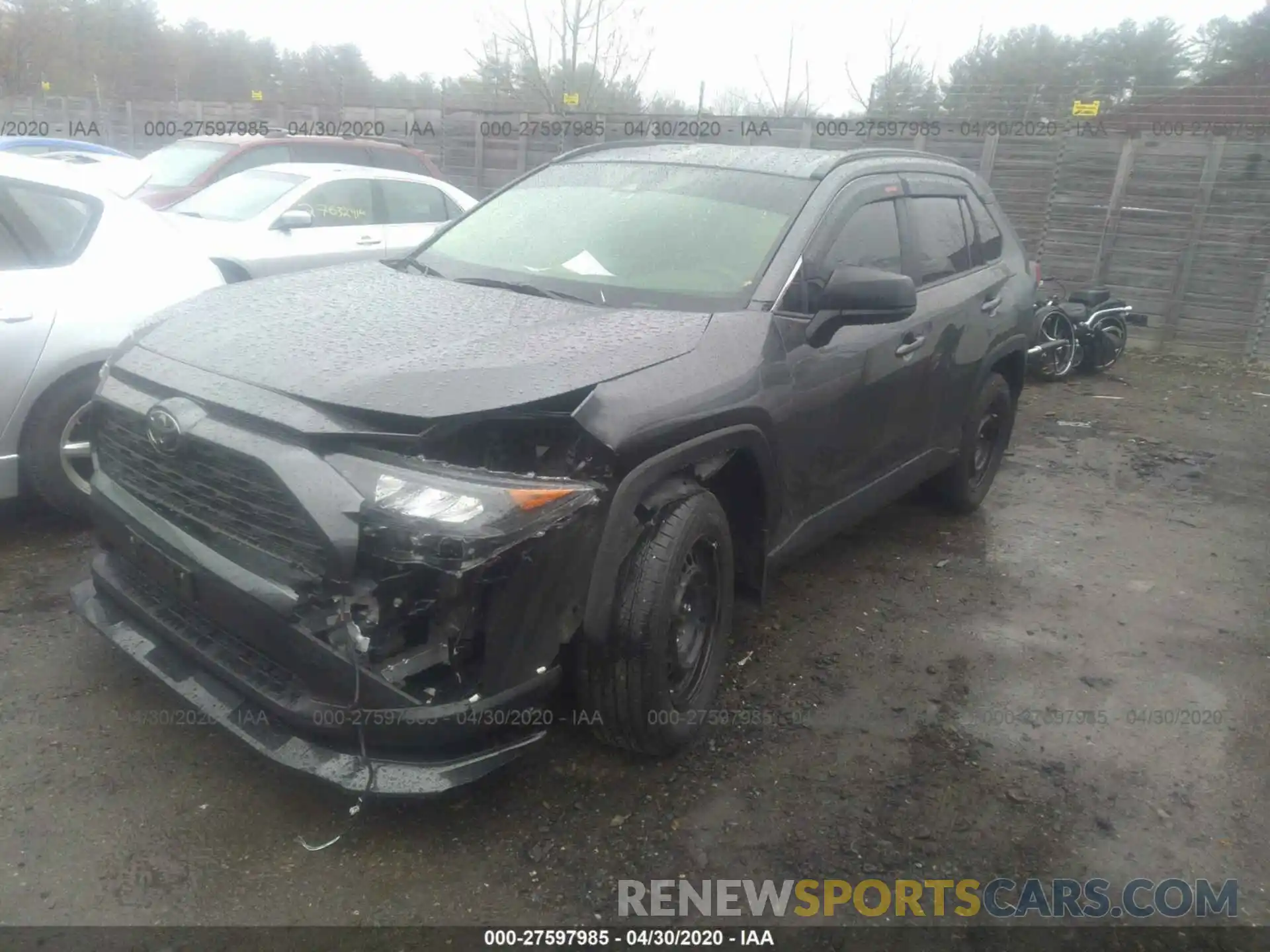 2 Photograph of a damaged car JTMF1RFV2KD511218 TOYOTA RAV4 2019