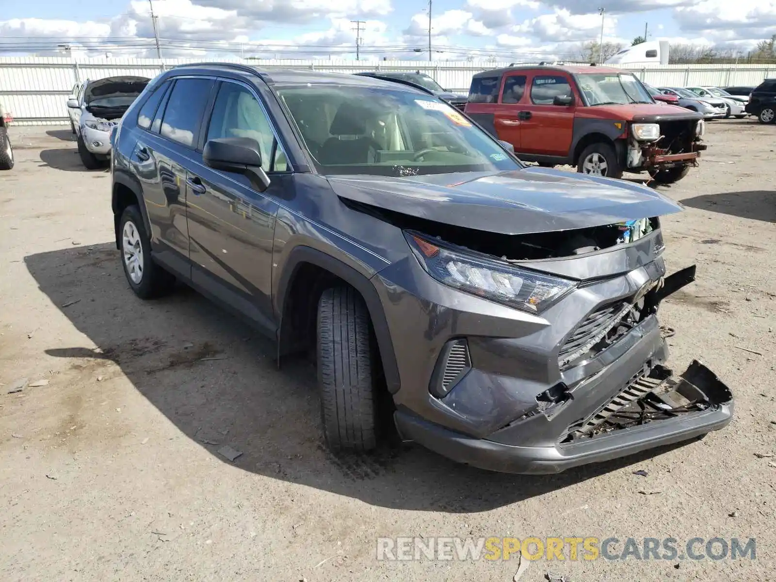 1 Photograph of a damaged car JTMF1RFV3KD002626 TOYOTA RAV4 2019