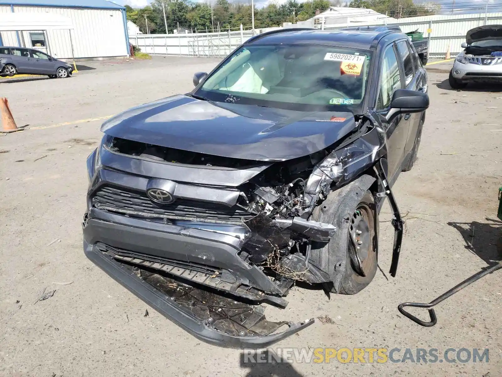 2 Photograph of a damaged car JTMF1RFV3KD002626 TOYOTA RAV4 2019