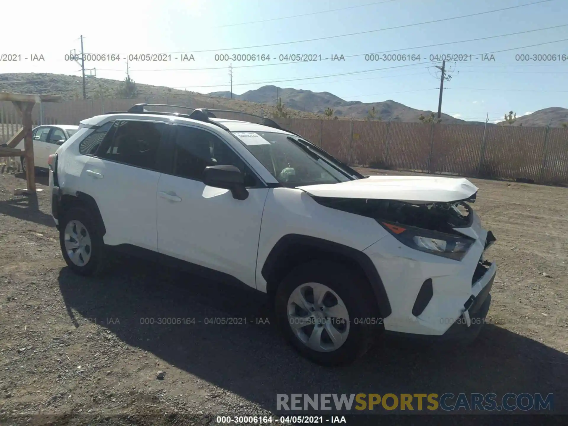 1 Photograph of a damaged car JTMF1RFV3KD015277 TOYOTA RAV4 2019