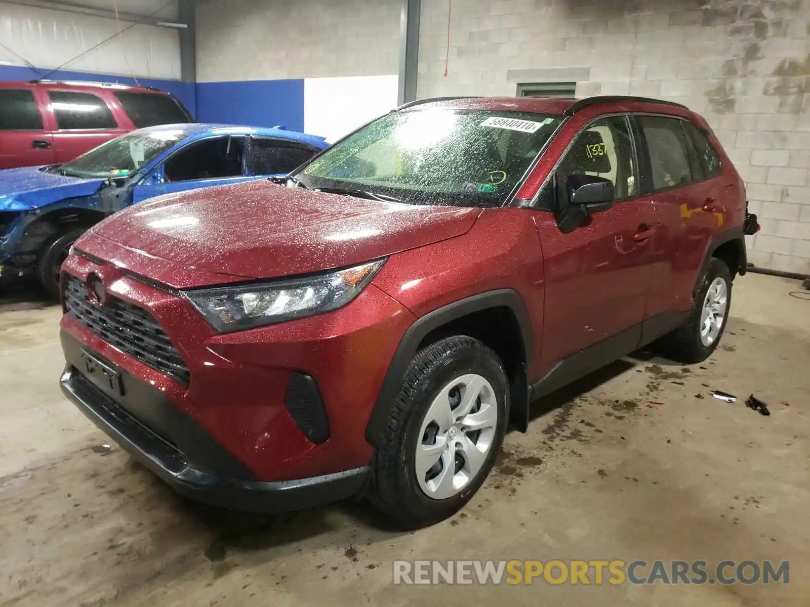 2 Photograph of a damaged car JTMF1RFV3KD016705 TOYOTA RAV4 2019