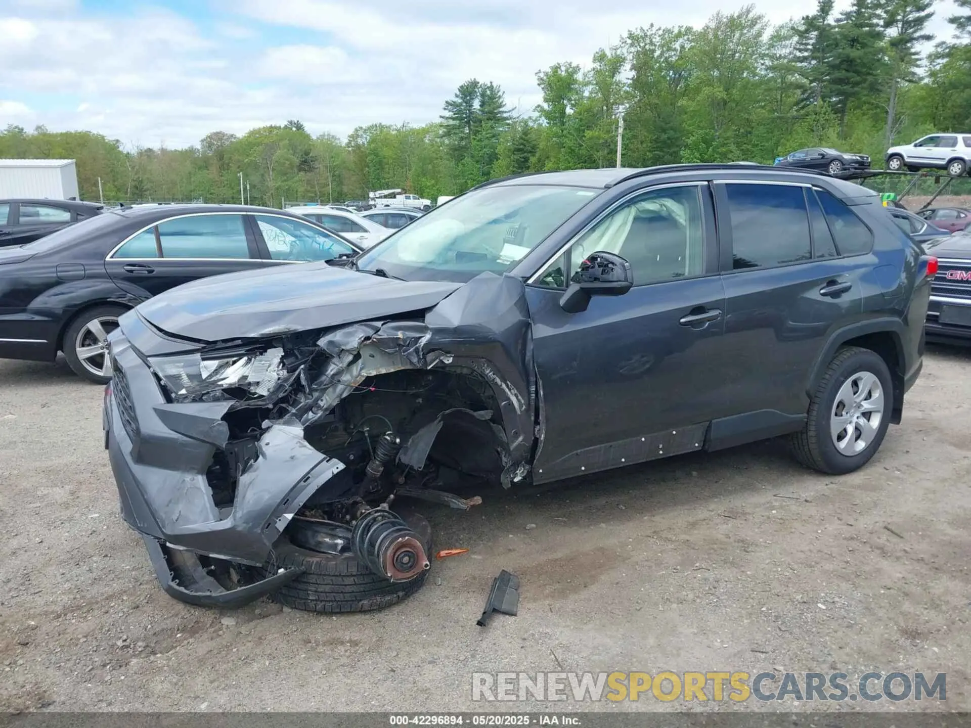 6 Photograph of a damaged car JTMF1RFV3KD033374 TOYOTA RAV4 2019