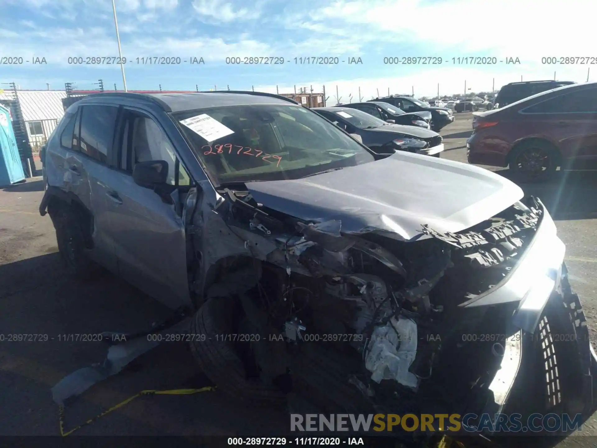 1 Photograph of a damaged car JTMF1RFV3KD034542 TOYOTA RAV4 2019