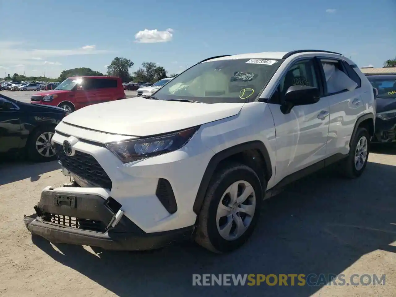 2 Photograph of a damaged car JTMF1RFV3KD043256 TOYOTA RAV4 2019