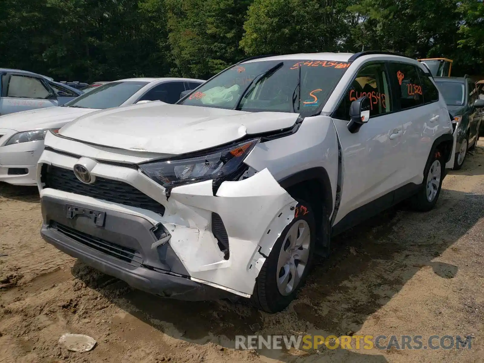 2 Photograph of a damaged car JTMF1RFV3KJ010503 TOYOTA RAV4 2019