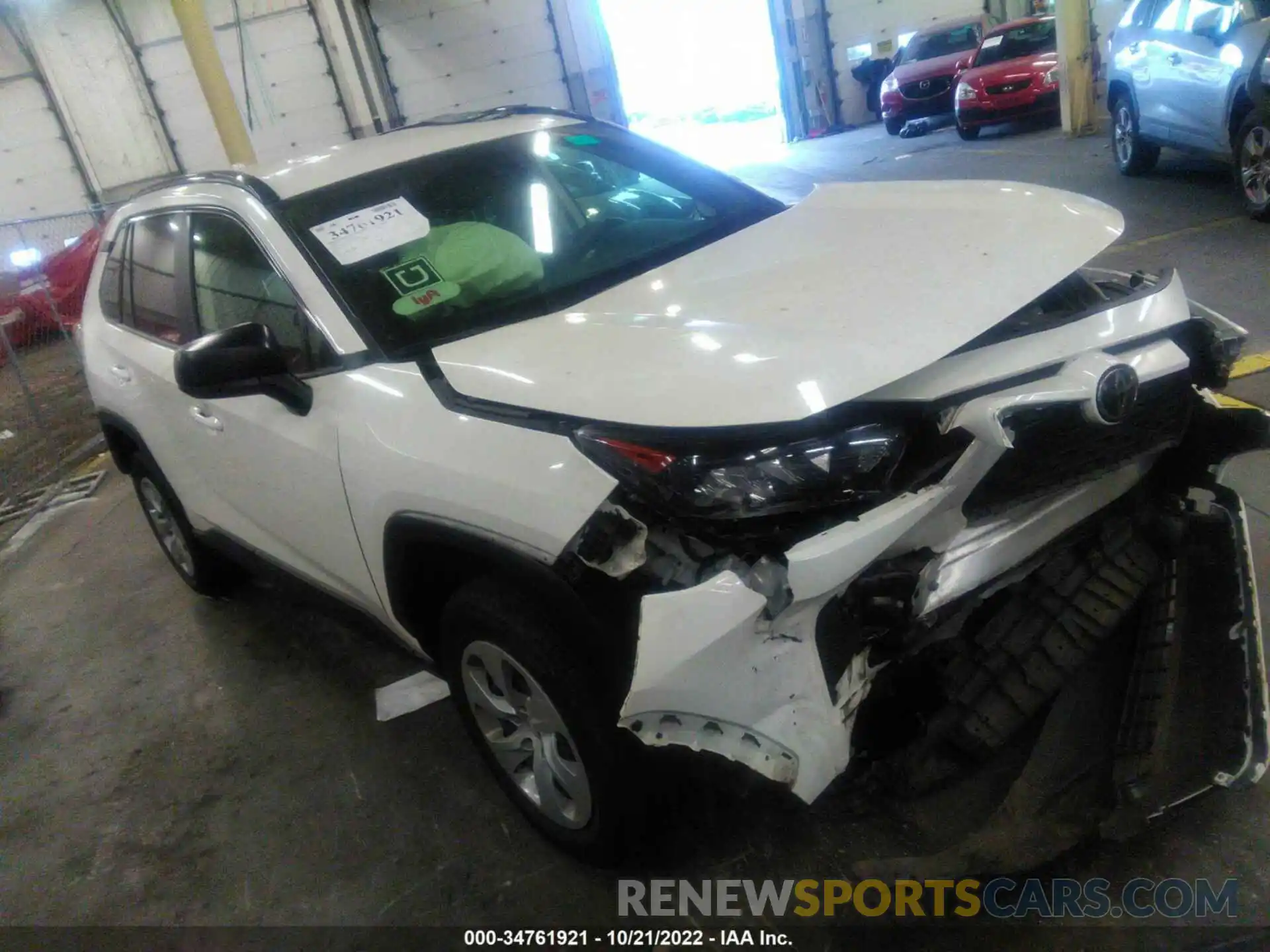 1 Photograph of a damaged car JTMF1RFV4KD508093 TOYOTA RAV4 2019