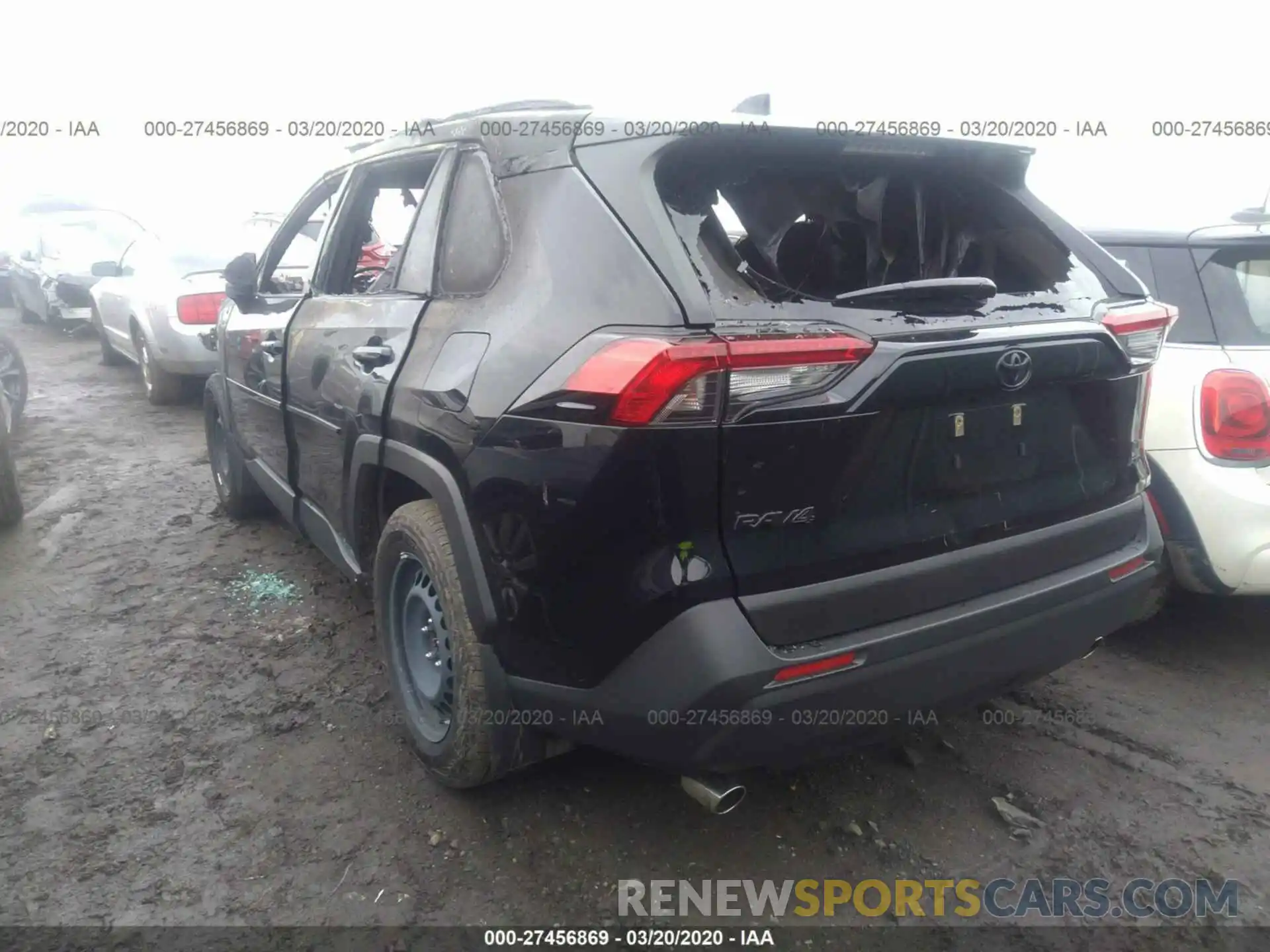 3 Photograph of a damaged car JTMF1RFV4KJ021171 TOYOTA RAV4 2019