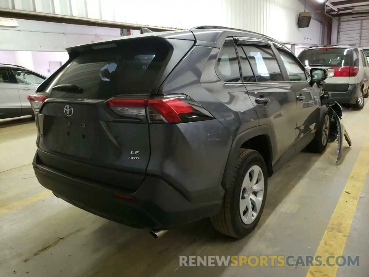 4 Photograph of a damaged car JTMF1RFV5KD009402 TOYOTA RAV4 2019