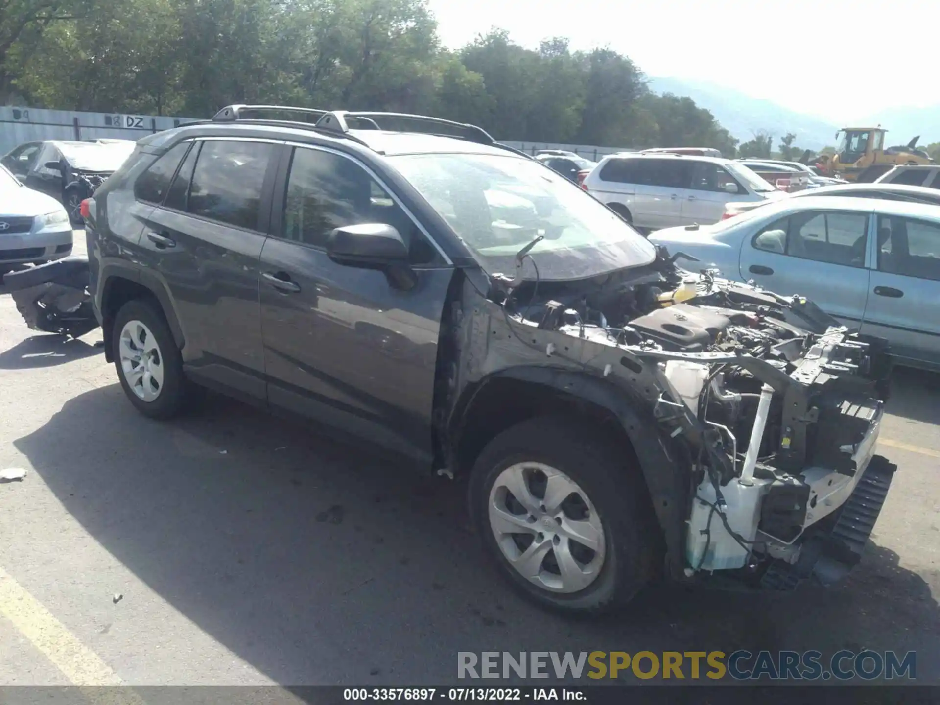 1 Photograph of a damaged car JTMF1RFV5KD026149 TOYOTA RAV4 2019