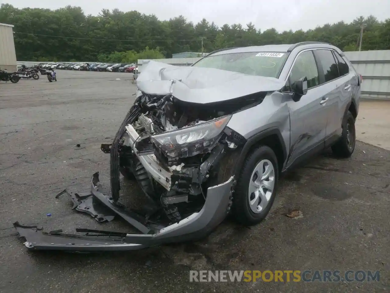 2 Photograph of a damaged car JTMF1RFV5KD506336 TOYOTA RAV4 2019