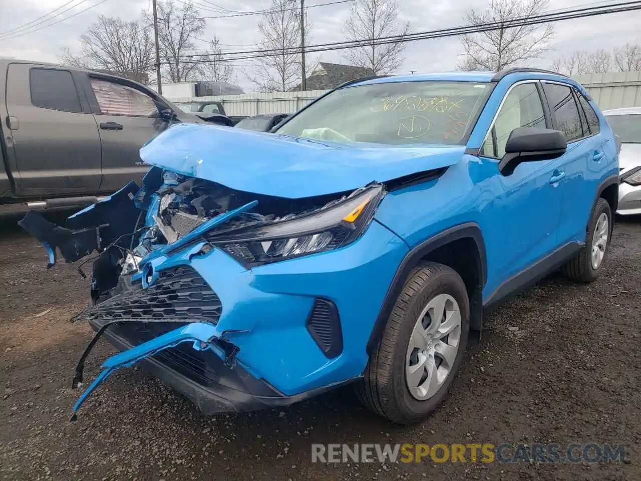 2 Photograph of a damaged car JTMF1RFV5KD518681 TOYOTA RAV4 2019