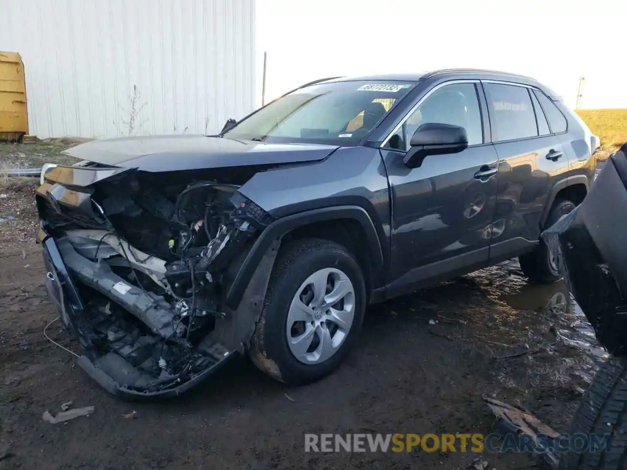 1 Photograph of a damaged car JTMF1RFV6KD015371 TOYOTA RAV4 2019