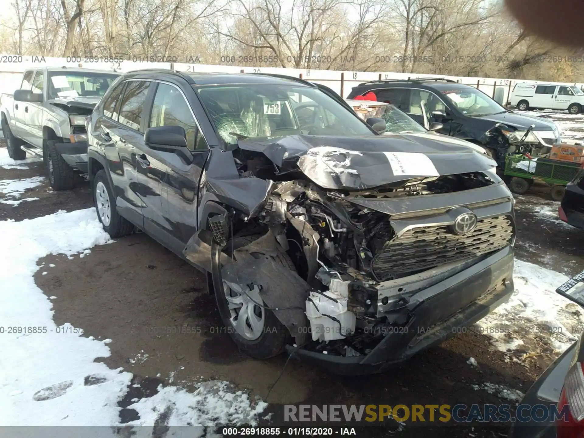 1 Photograph of a damaged car JTMF1RFV6KD029514 TOYOTA RAV4 2019