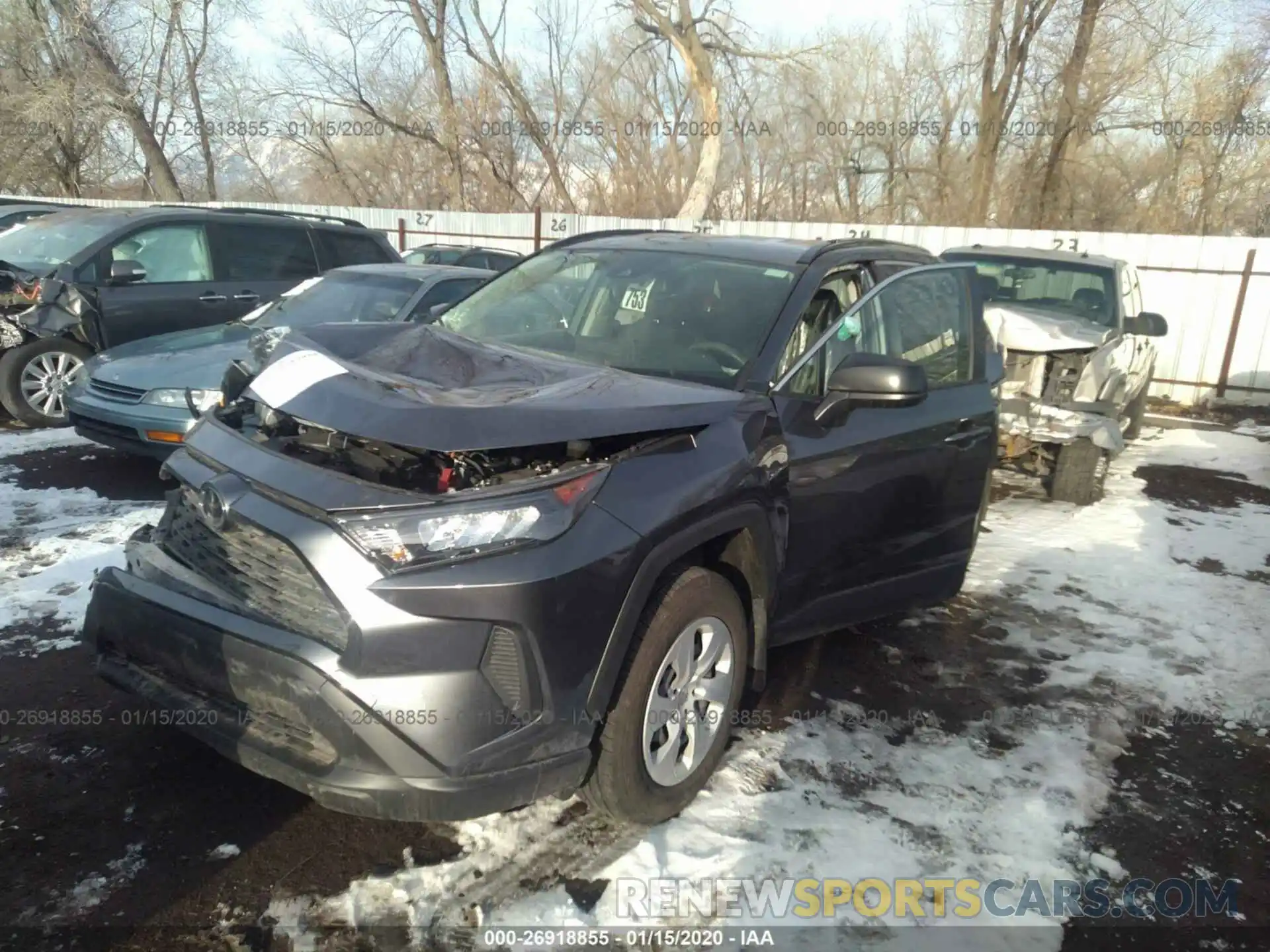 2 Photograph of a damaged car JTMF1RFV6KD029514 TOYOTA RAV4 2019