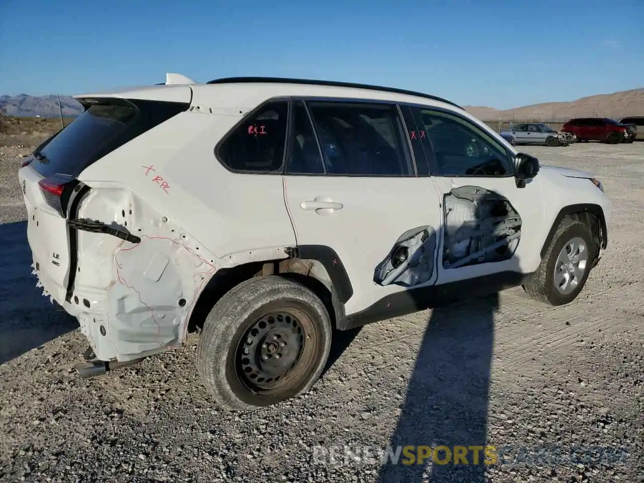 3 Photograph of a damaged car JTMF1RFV6KD032834 TOYOTA RAV4 2019