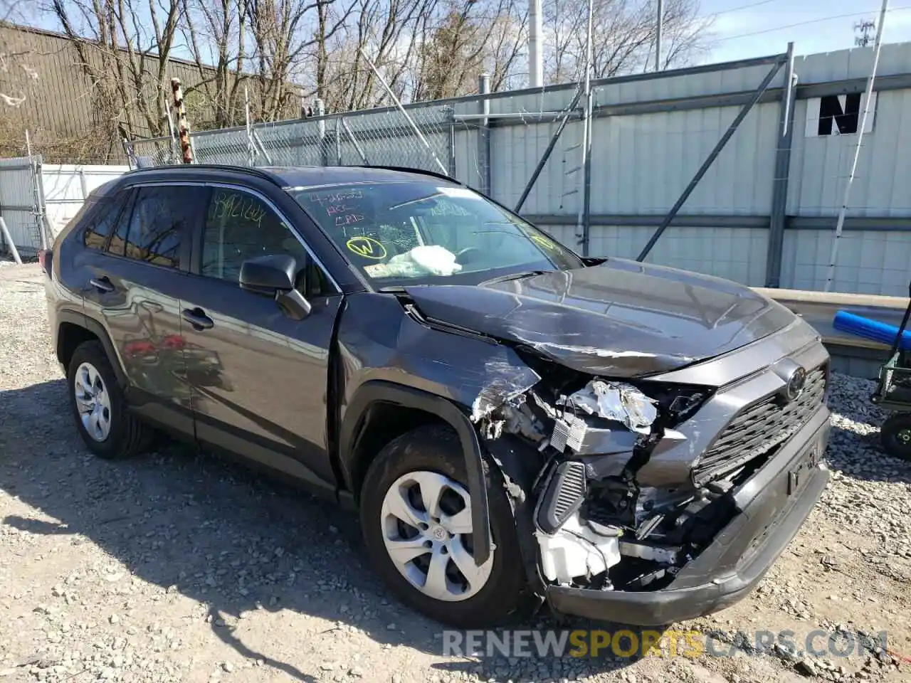 1 Photograph of a damaged car JTMF1RFV6KJ010012 TOYOTA RAV4 2019