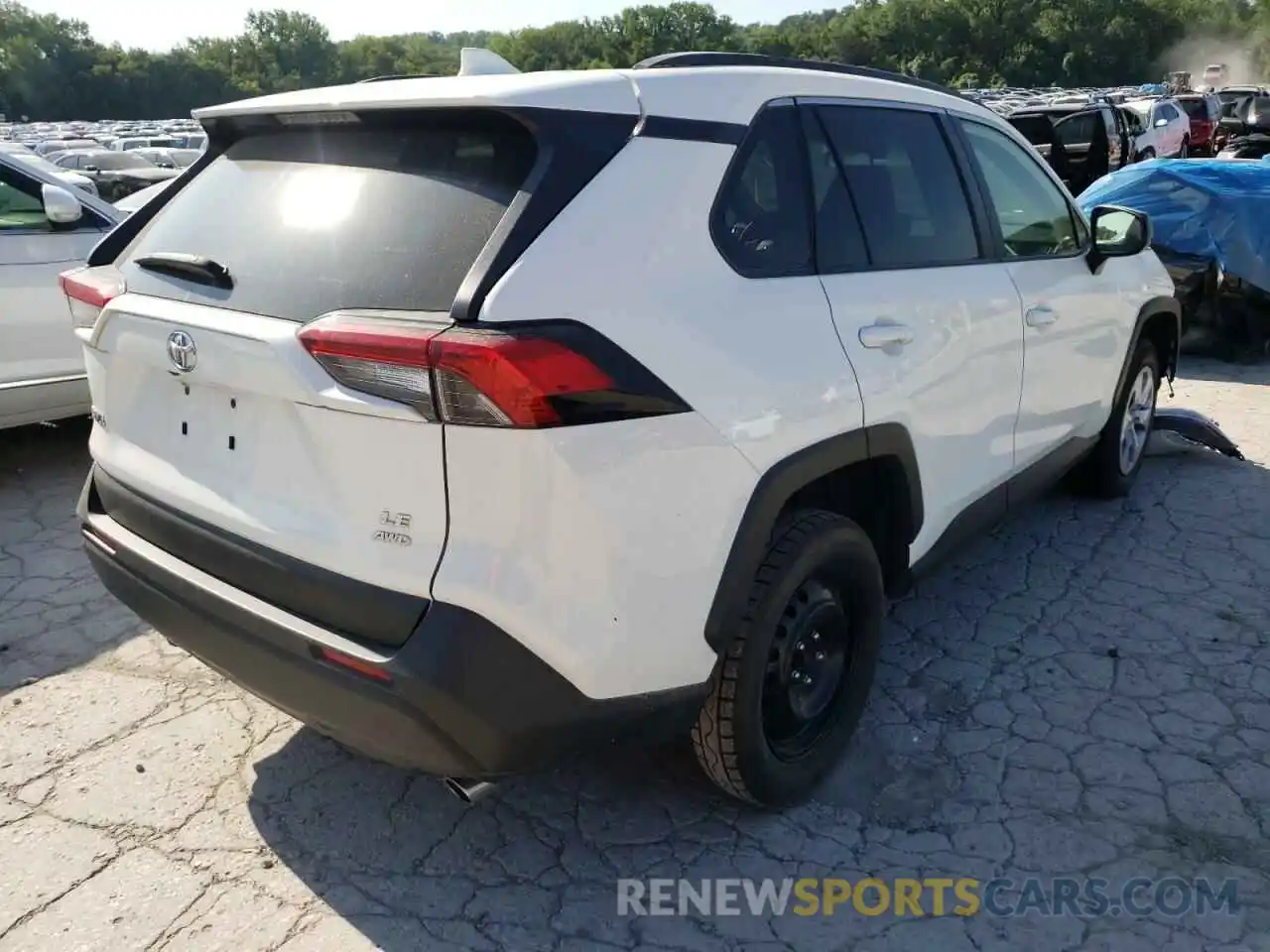 4 Photograph of a damaged car JTMF1RFV7KD042854 TOYOTA RAV4 2019