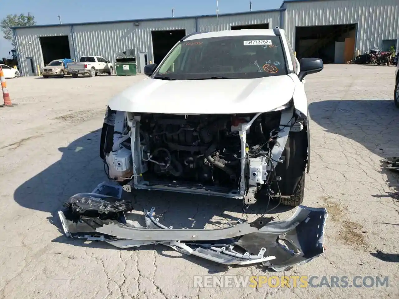 9 Photograph of a damaged car JTMF1RFV7KD042854 TOYOTA RAV4 2019