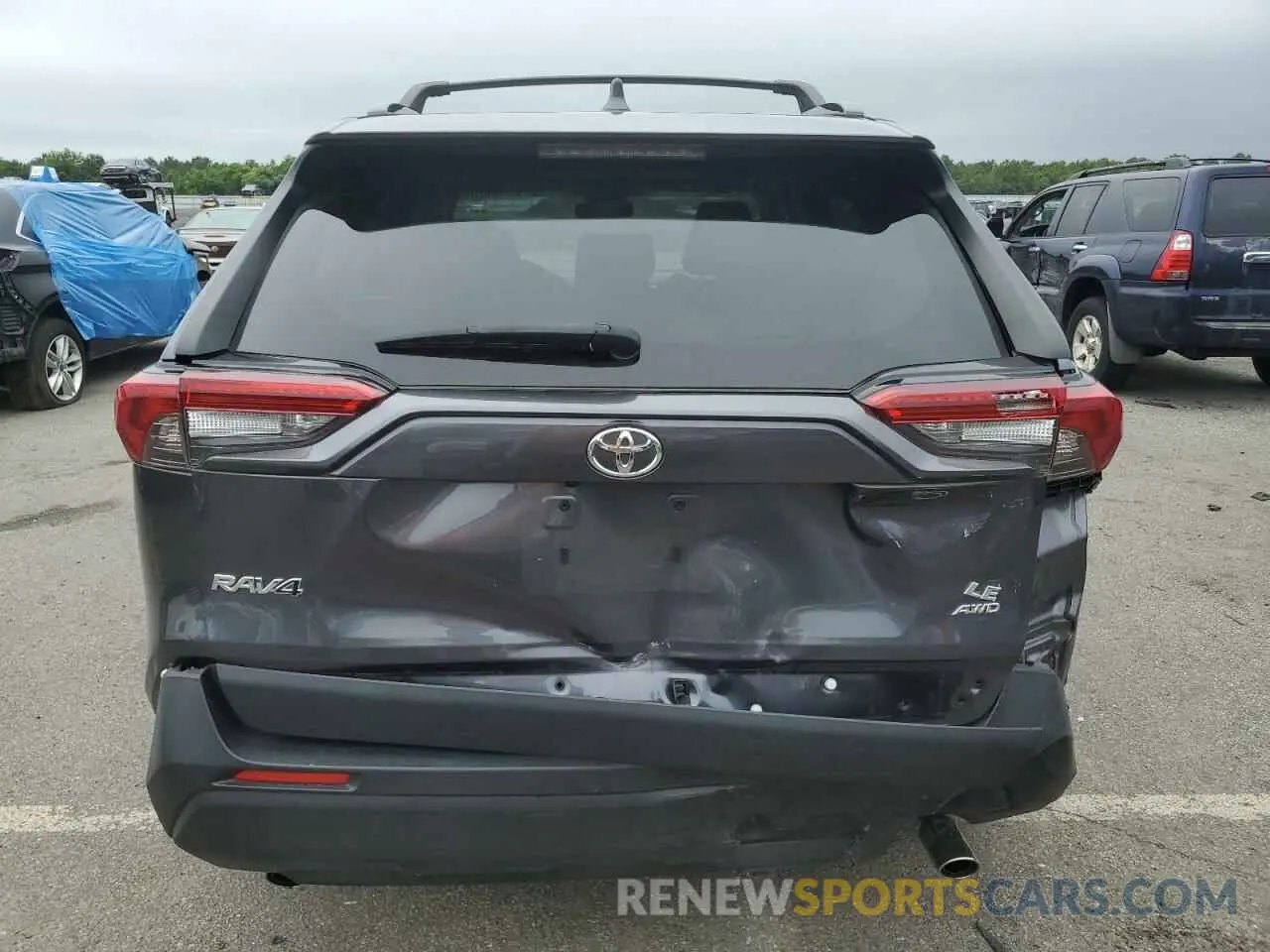 6 Photograph of a damaged car JTMF1RFV7KD045415 TOYOTA RAV4 2019