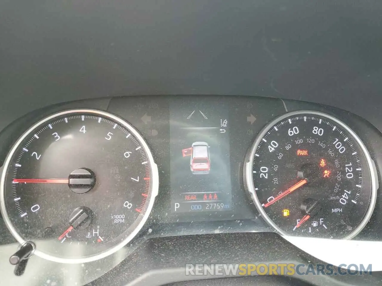 9 Photograph of a damaged car JTMF1RFV7KD045415 TOYOTA RAV4 2019