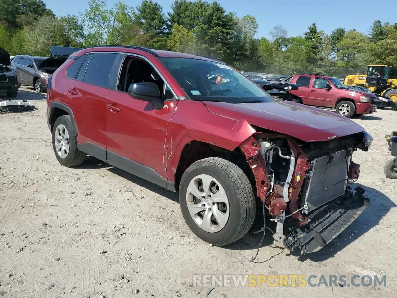 4 Photograph of a damaged car JTMF1RFV7KJ021603 TOYOTA RAV4 2019