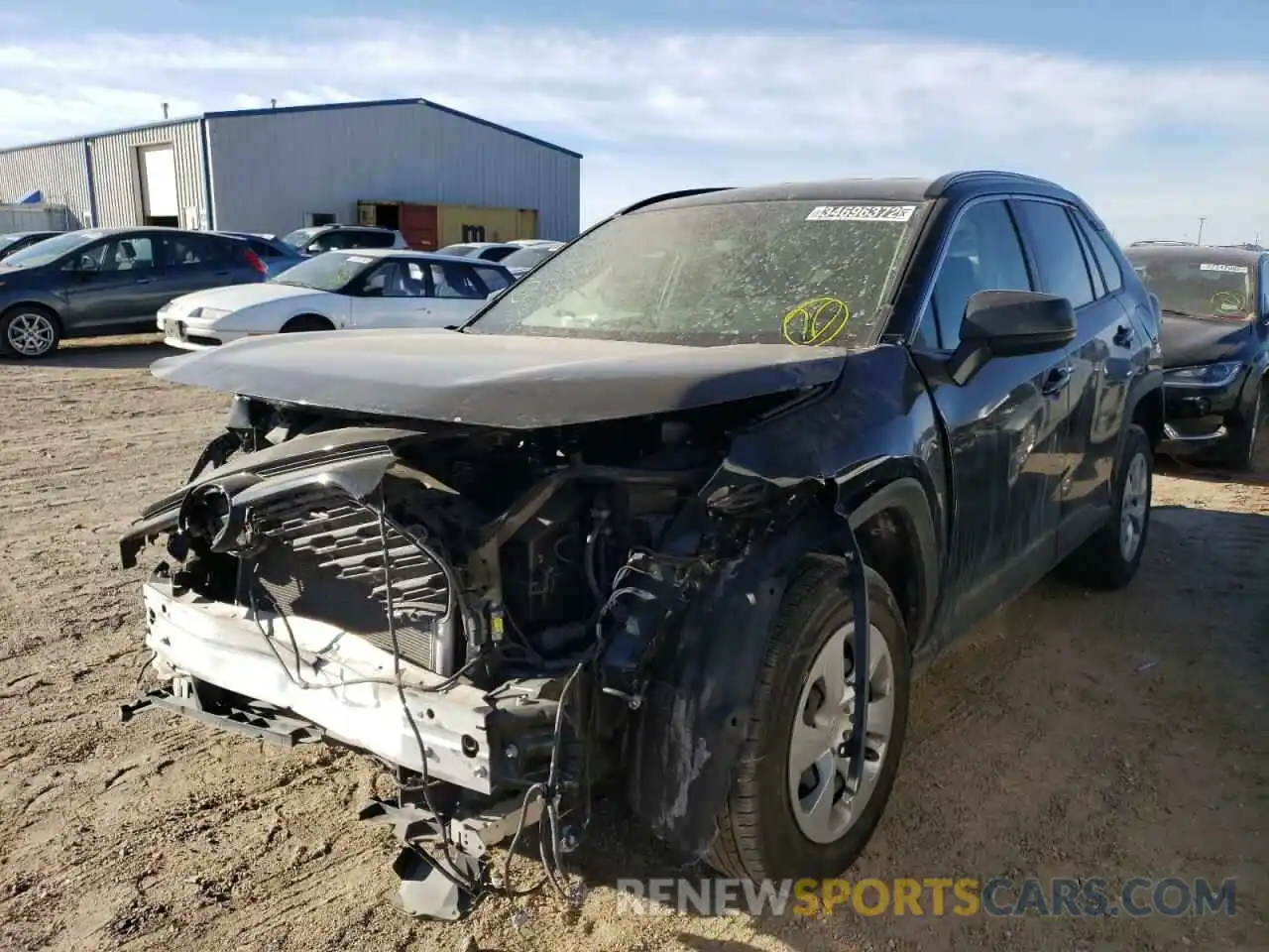 2 Photograph of a damaged car JTMF1RFV8KD500529 TOYOTA RAV4 2019