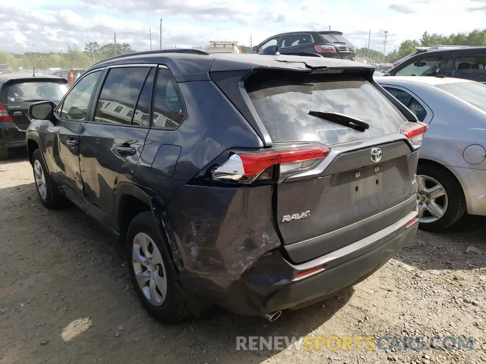 3 Photograph of a damaged car JTMF1RFV8KJ012327 TOYOTA RAV4 2019