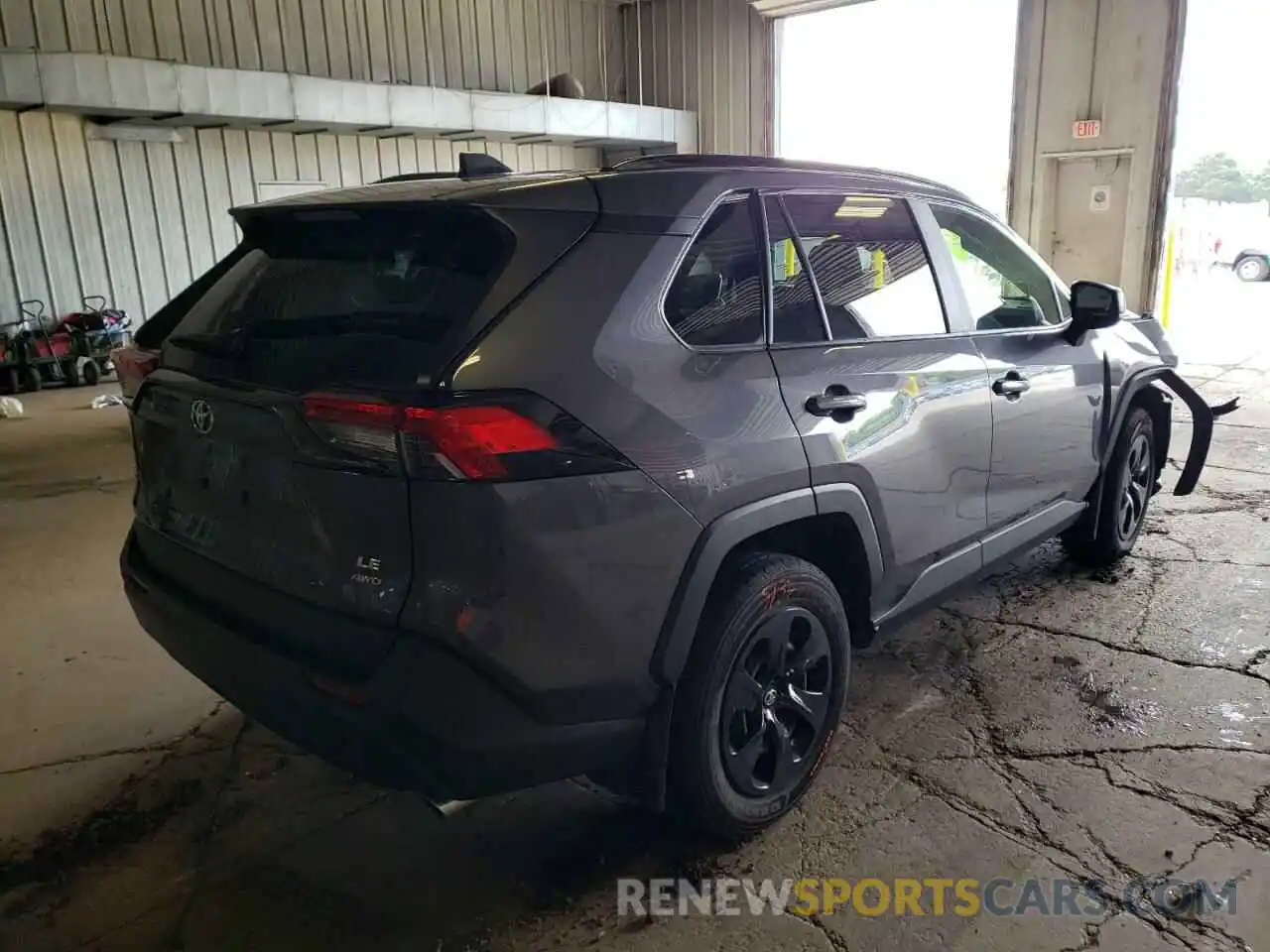 4 Photograph of a damaged car JTMF1RFV8KJ012747 TOYOTA RAV4 2019