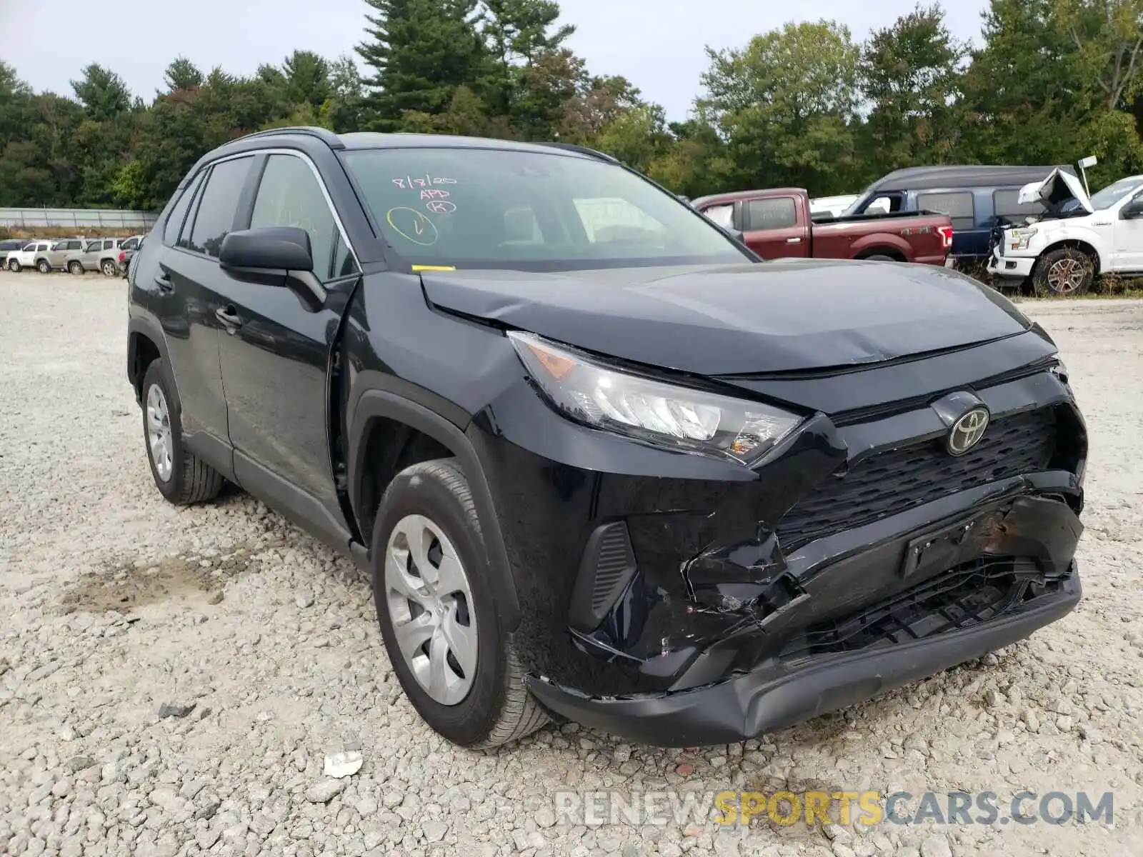 1 Photograph of a damaged car JTMF1RFV9KJ003684 TOYOTA RAV4 2019