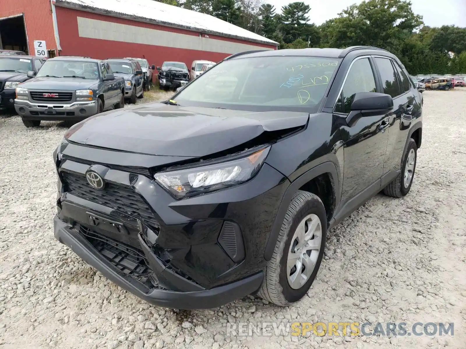 2 Photograph of a damaged car JTMF1RFV9KJ003684 TOYOTA RAV4 2019