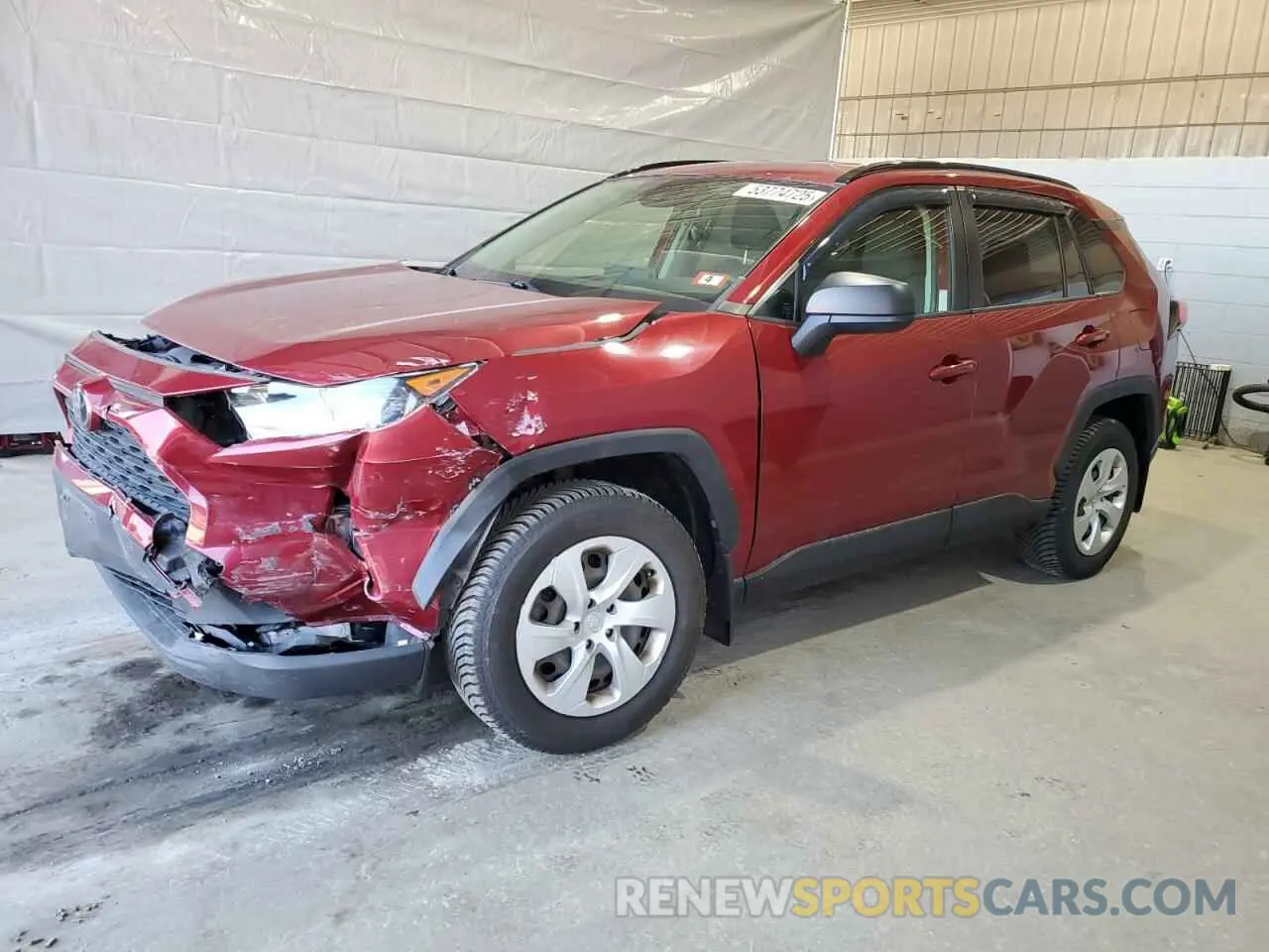 1 Photograph of a damaged car JTMF1RFVXKD004132 TOYOTA RAV4 2019