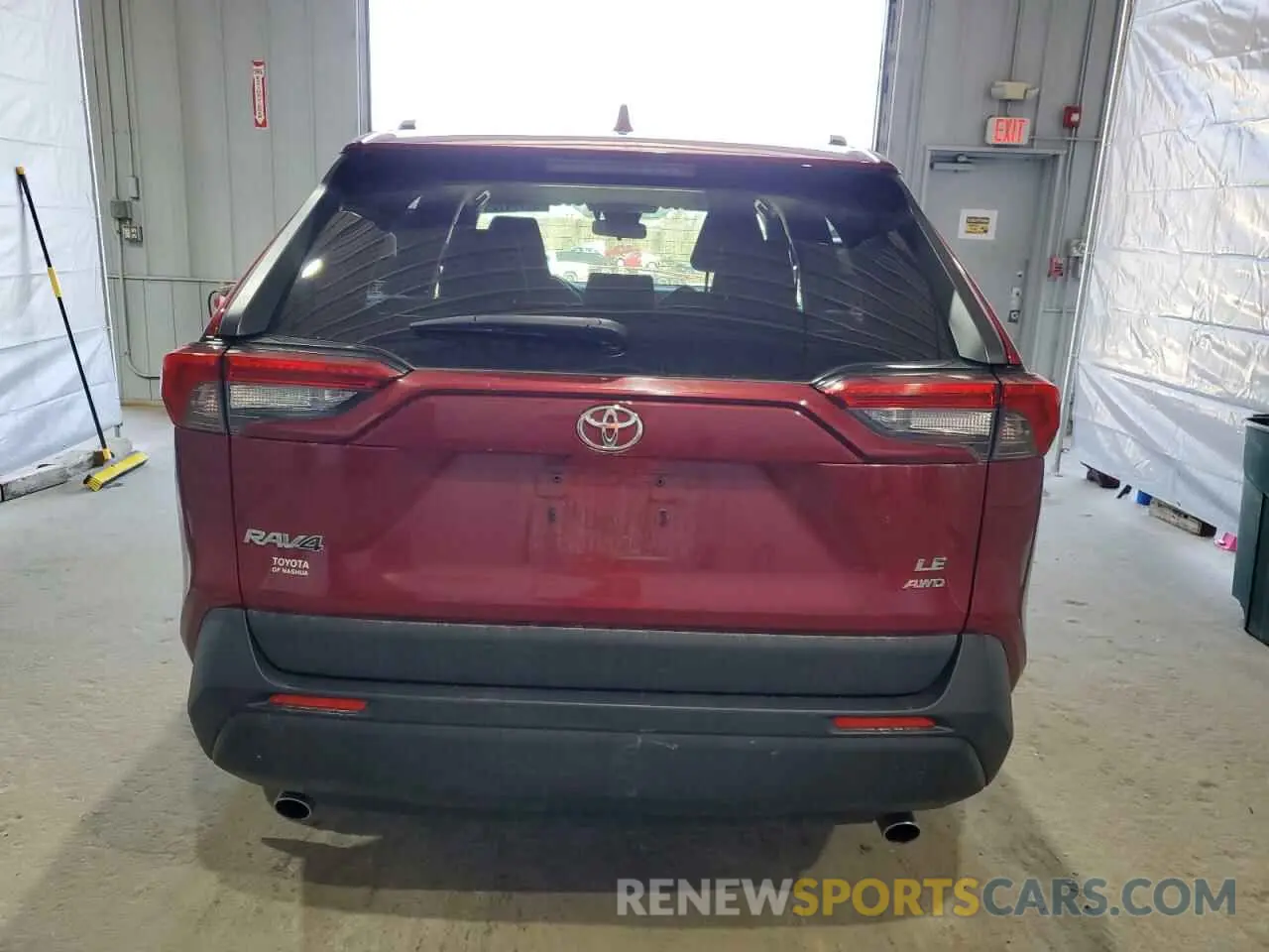 6 Photograph of a damaged car JTMF1RFVXKD004132 TOYOTA RAV4 2019