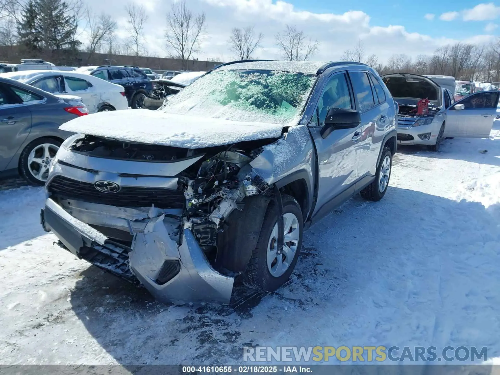 2 Photograph of a damaged car JTMF1RFVXKD044680 TOYOTA RAV4 2019