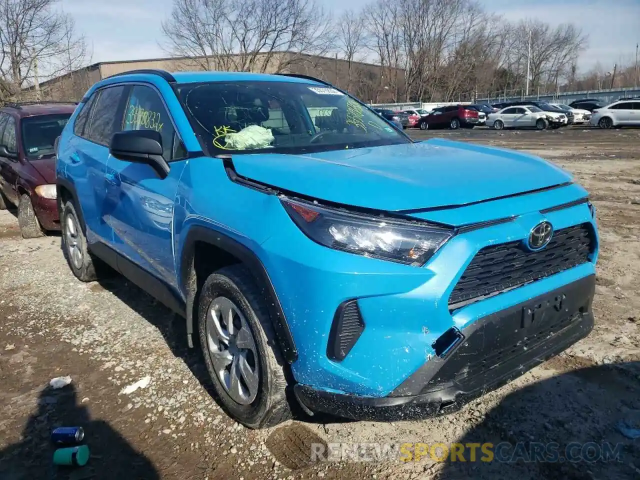 1 Photograph of a damaged car JTMF1RFVXKD504842 TOYOTA RAV4 2019