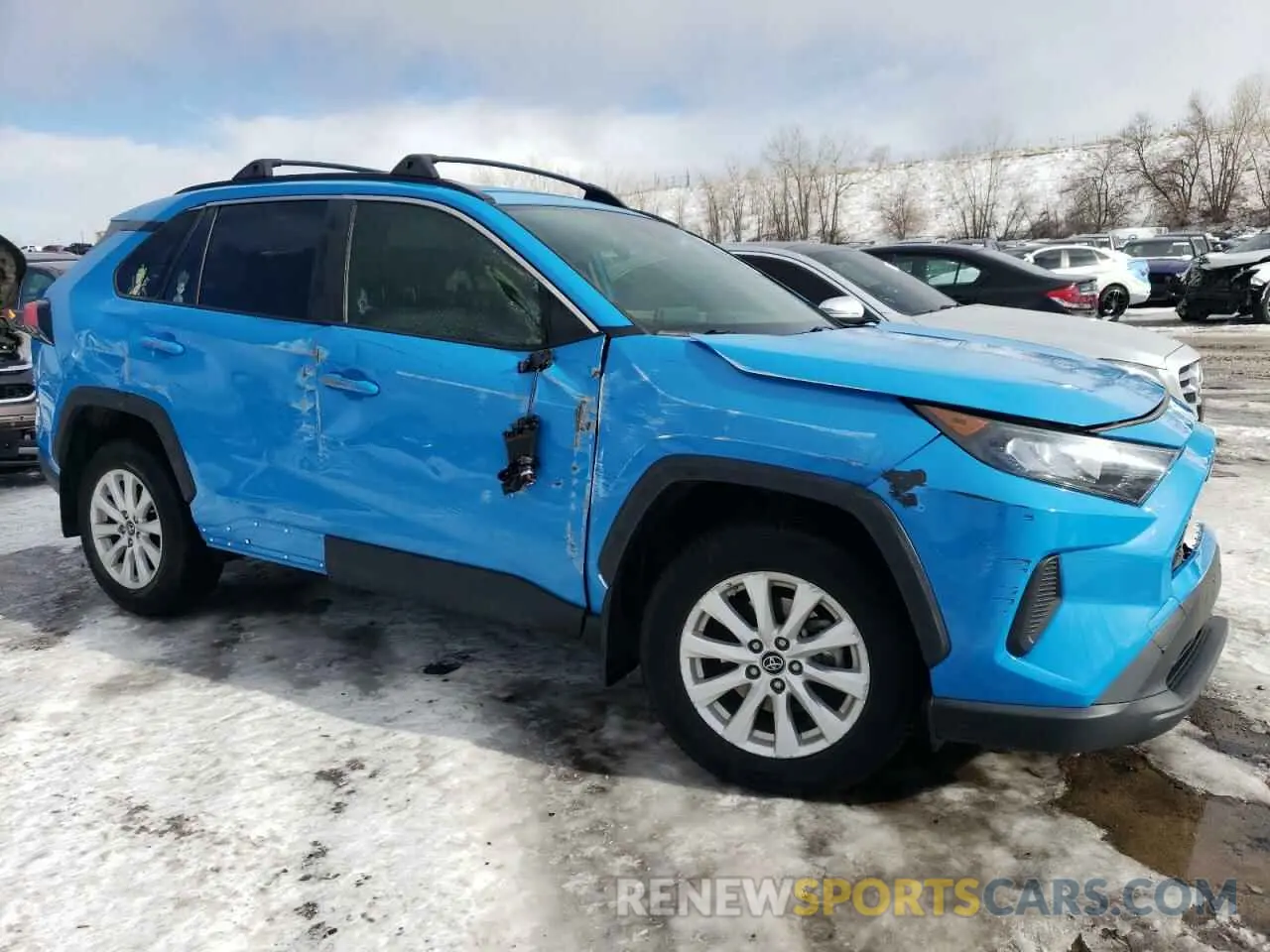 4 Photograph of a damaged car JTMF1RFVXKJ014211 TOYOTA RAV4 2019