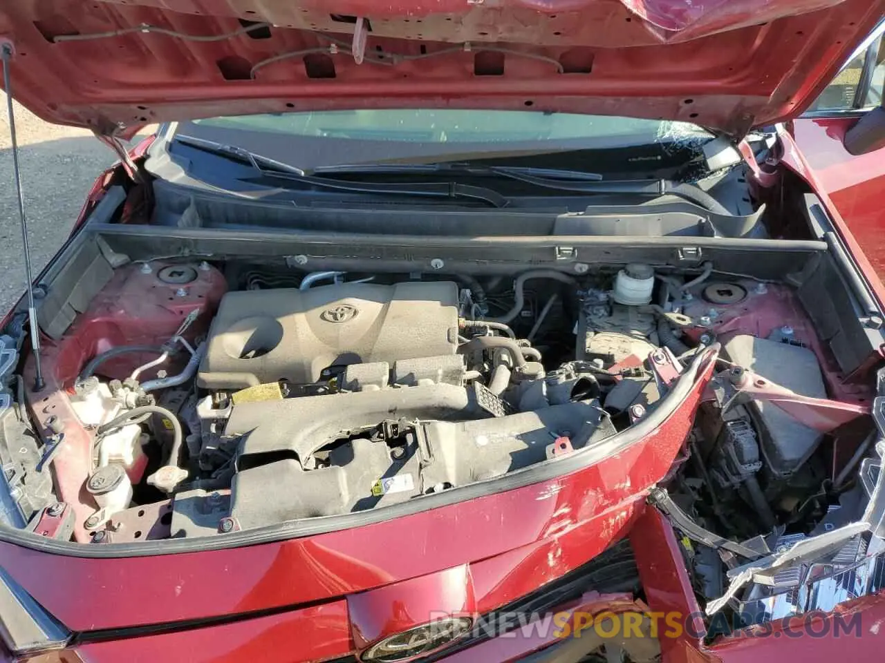 12 Photograph of a damaged car JTMG1RFV0KD021803 TOYOTA RAV4 2019