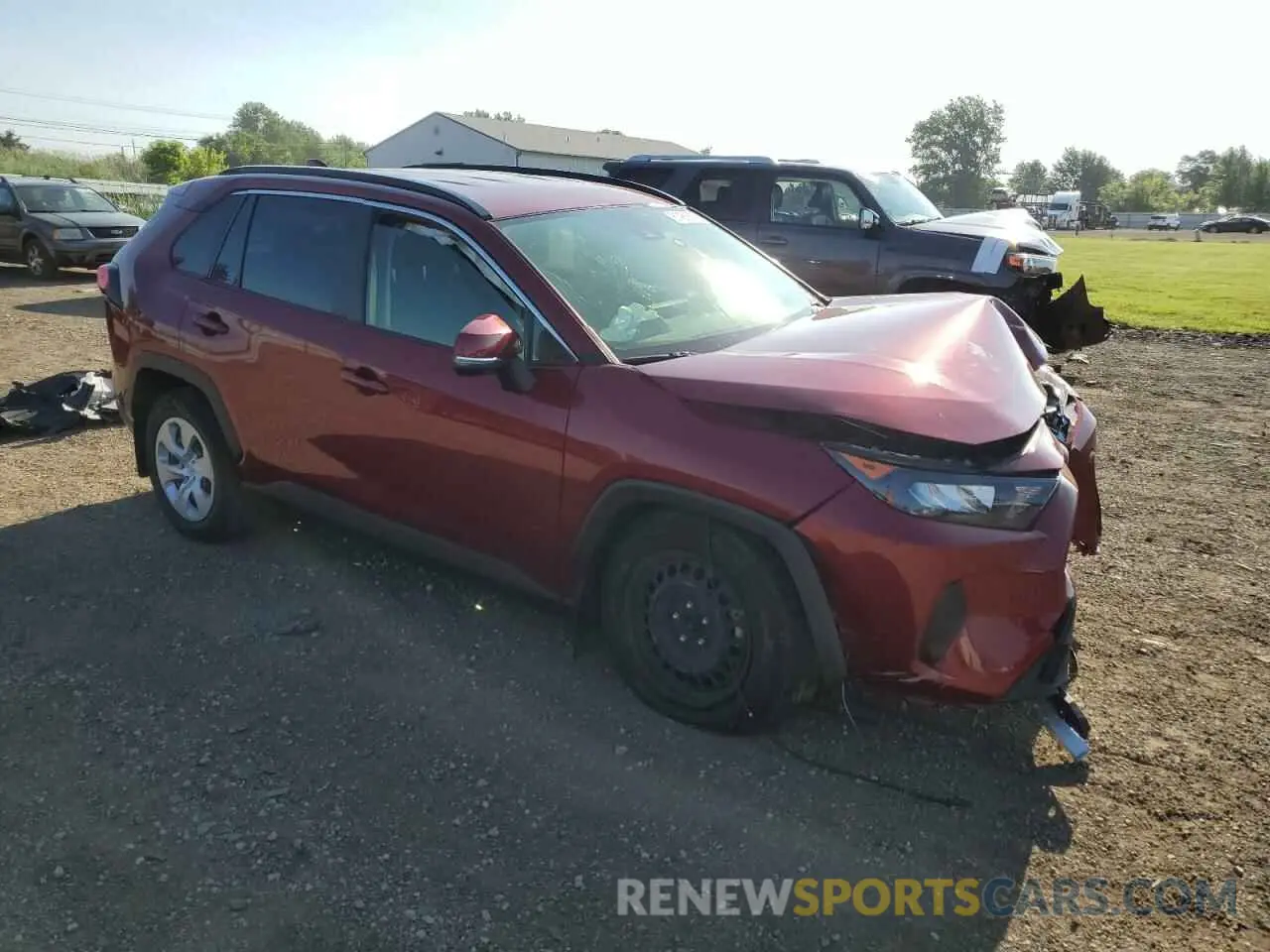 4 Photograph of a damaged car JTMG1RFV0KD021803 TOYOTA RAV4 2019
